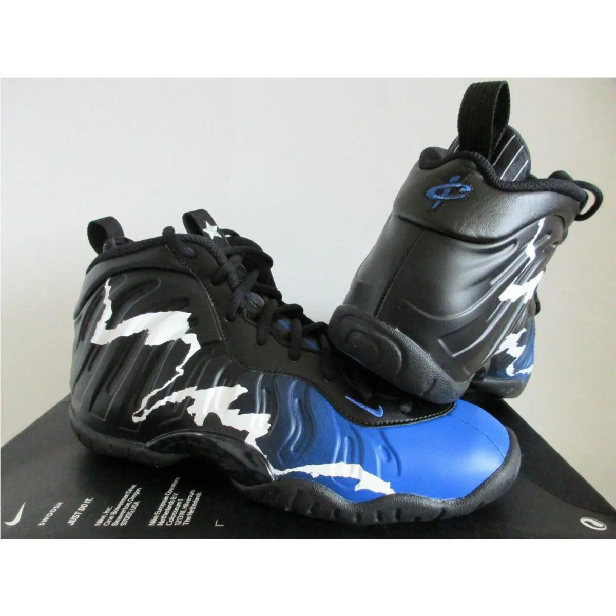 Nike shoes - Nike Little Posite One - Little Posite One - 644791-013 - White/Multi-Color-Black (UPC: 194494941465) 9