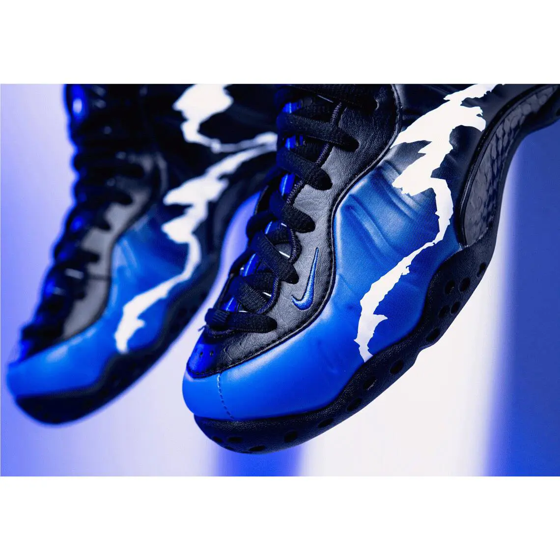 Nike shoes - Nike Little Posite One - Little Posite One - 644791-013 - White/Multi-Color-Black (UPC: 194494941465) 3
