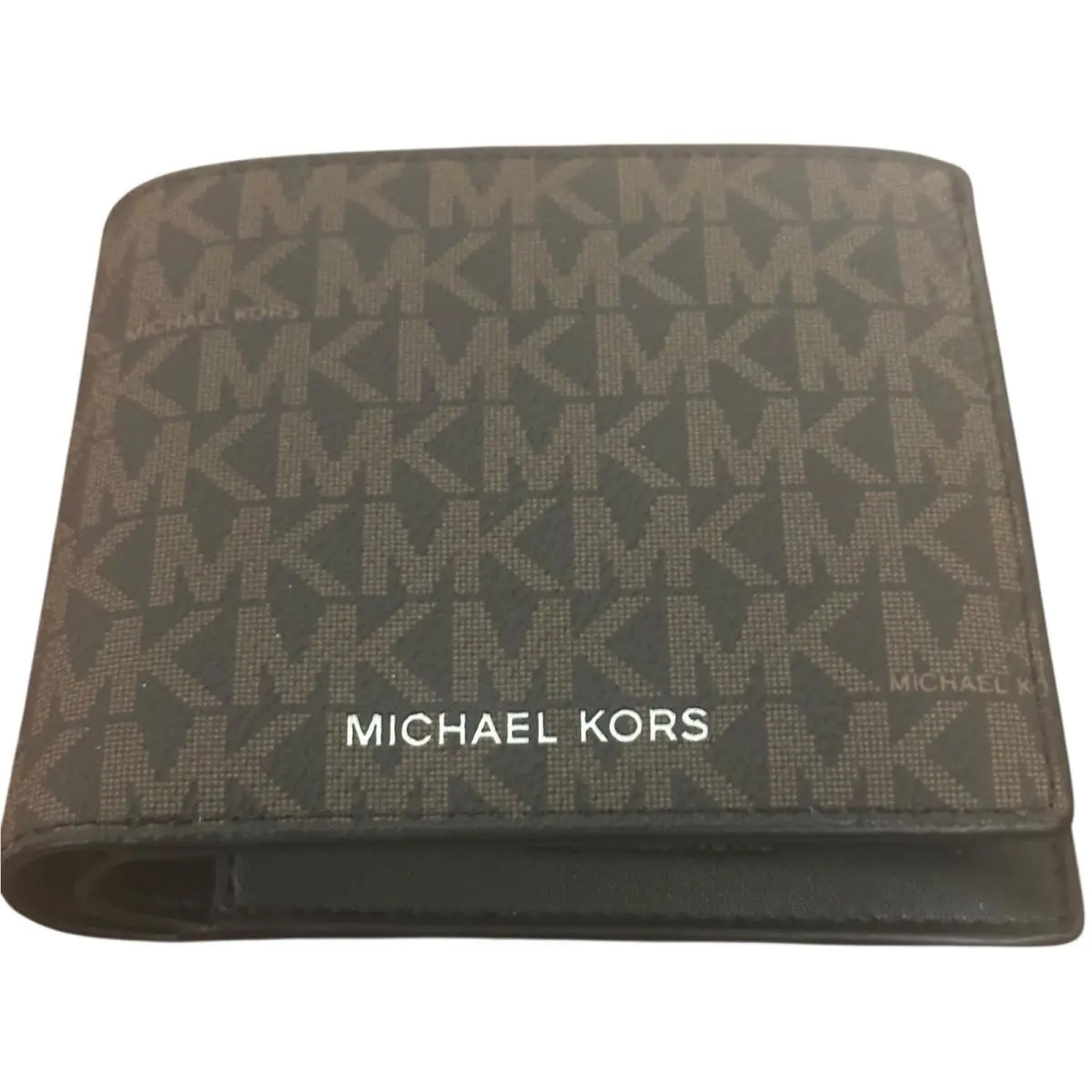 Michael Kors Men`s Cooper Wallet Bifold w/ Removable Pass Case-black Brown Mks