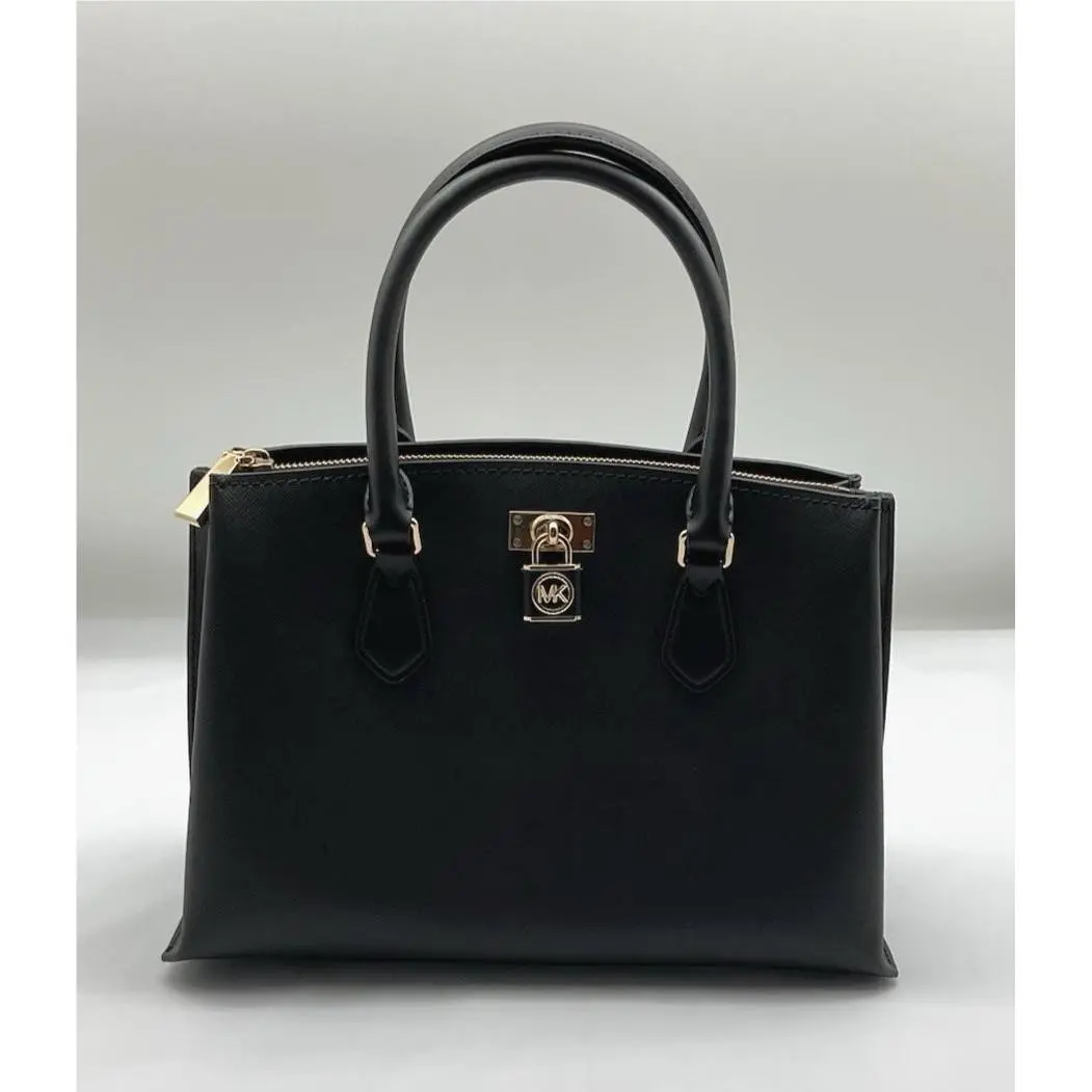 Michael Kors Ruby Medium Satchel Bag Black
