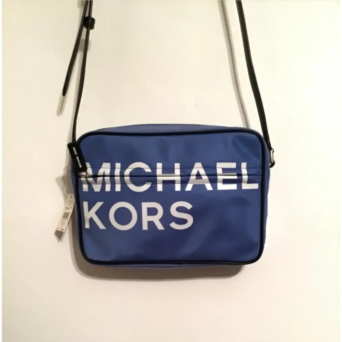 Michael Kors Sport Blue White 38F1CP7C3C Oxford LG EW Crossbody