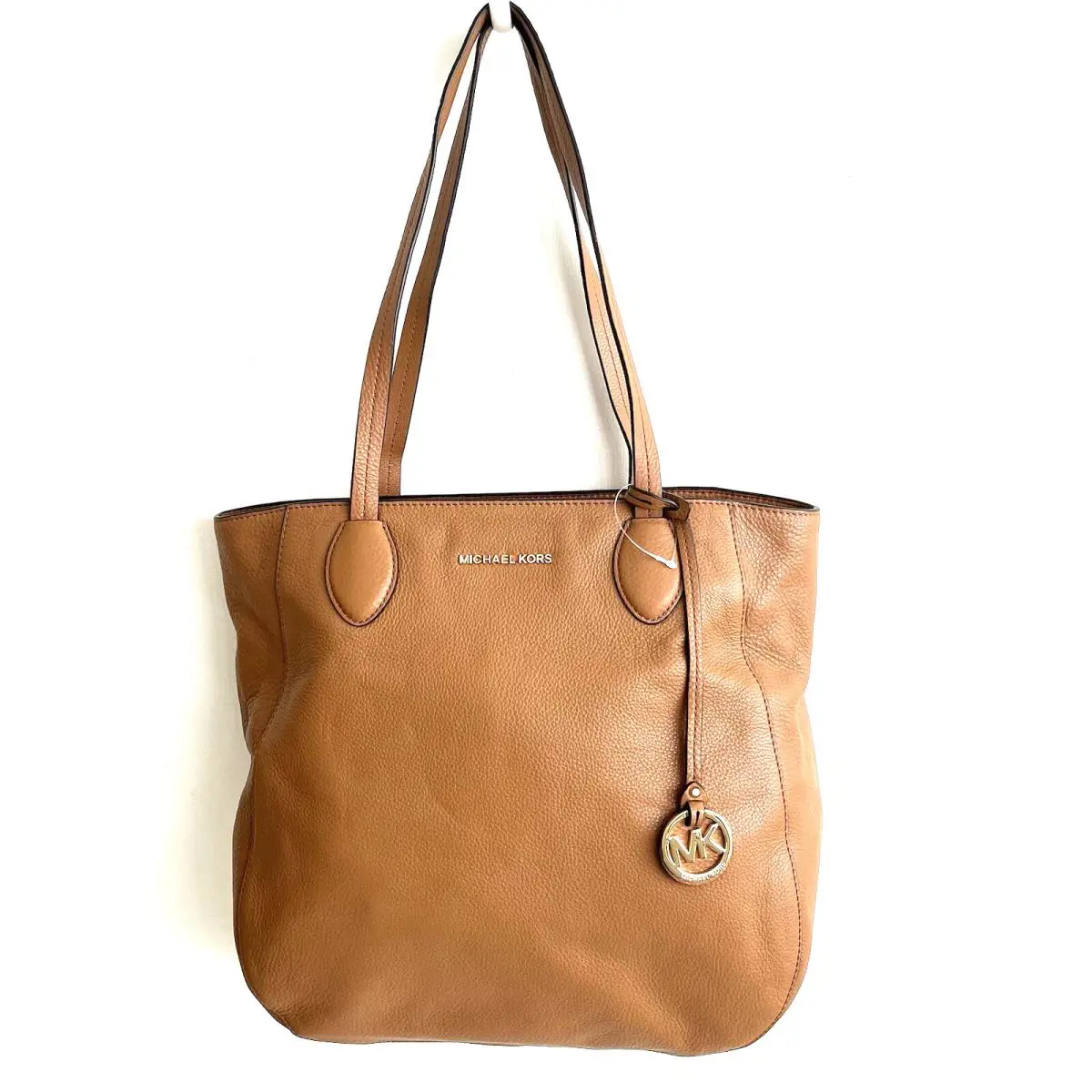 Michael Kors Ani North South Large Top Zip Tote Bag Acron Golden Hardware