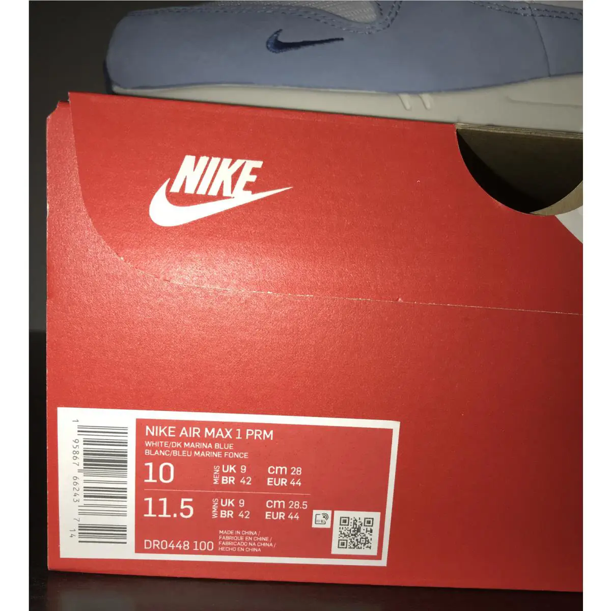 Nike shoes - Nike Air Max 1 - Air Max - Dr0448100 - Blue 5