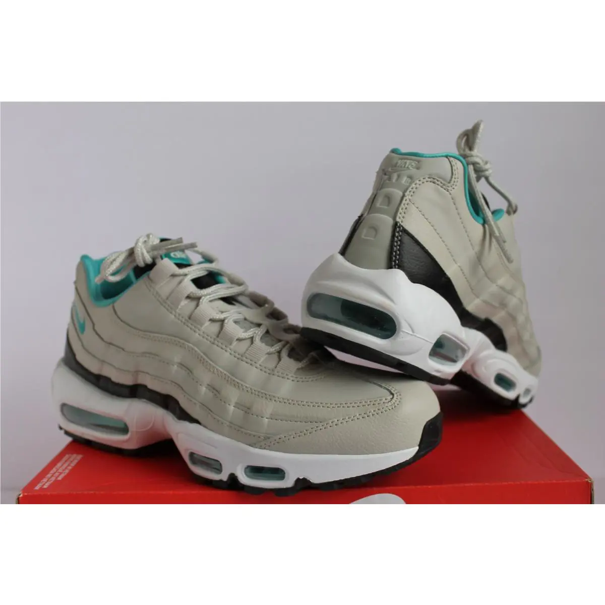 Nike shoes - Nike Air Max 95 - Air Max - 749766-027 - LIGHT BONE-SPORT TURQUOISE-BLACK (UPC: 888412994342) 0