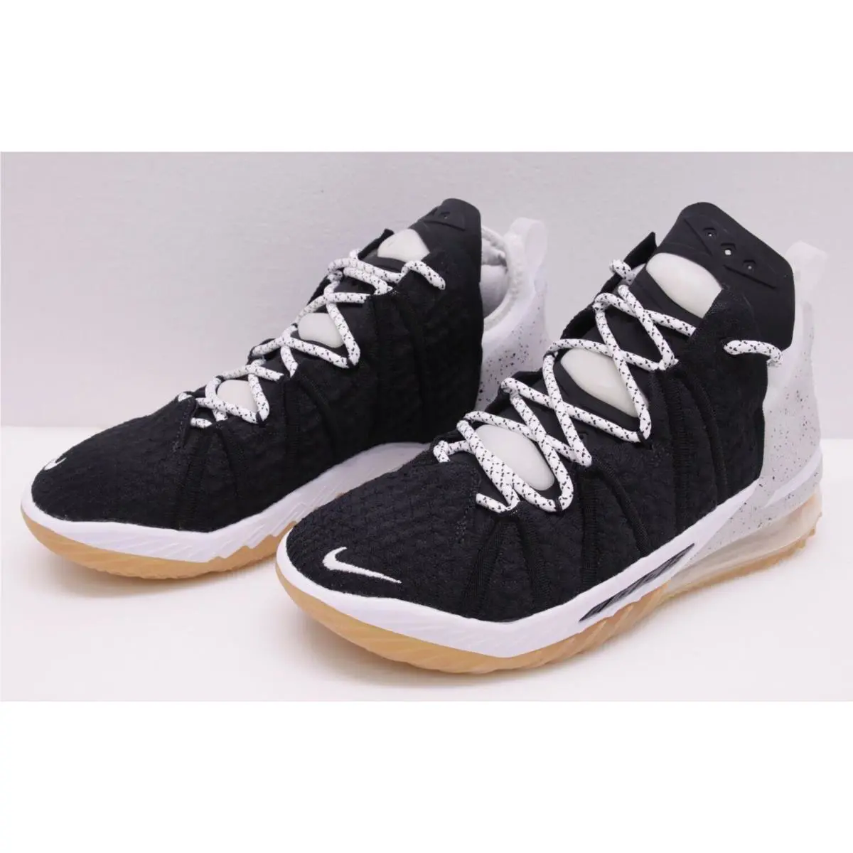 Nike shoes - Nike LeBron 18 - LeBron - CQ9283007 - Black/White-Gum Medium Brown (UPC: 194955667705) 0
