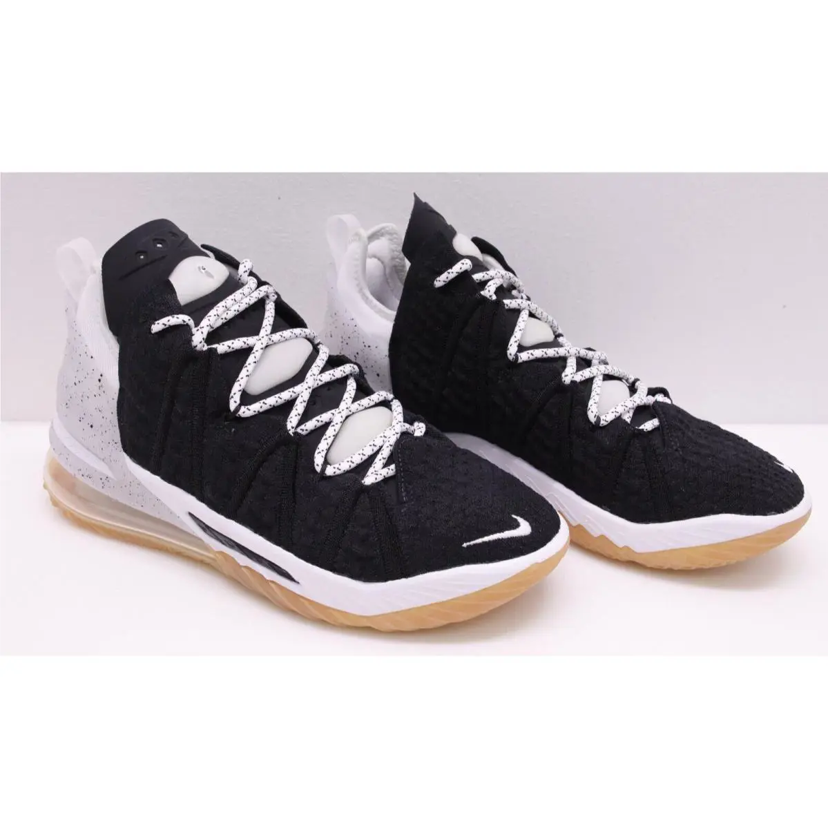 Nike shoes - Nike LeBron 18 - LeBron - CQ9283007 - Black/White-Gum Medium Brown (UPC: 194955667705) 1