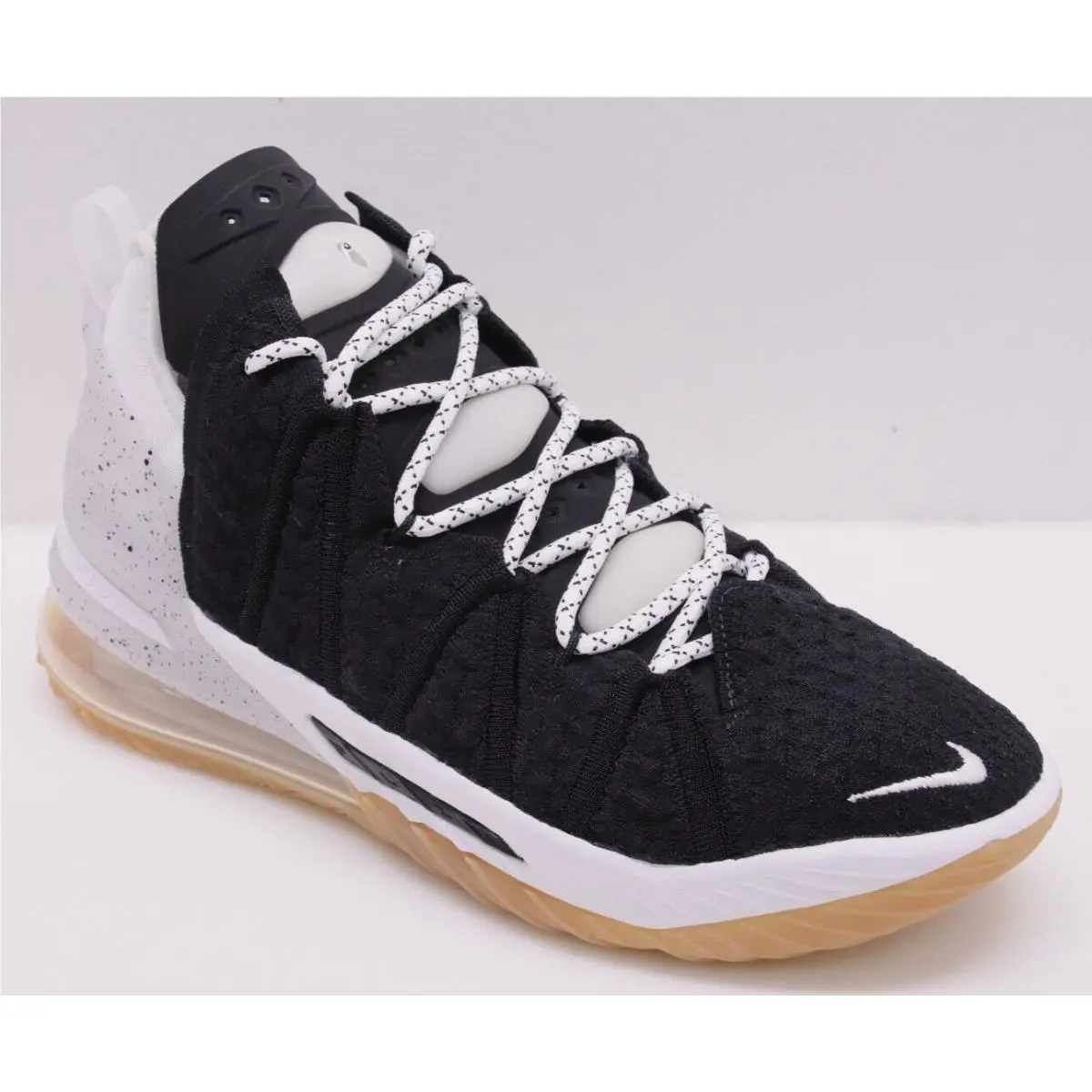 Nike shoes - Nike LeBron 18 - LeBron - CQ9283007 - Black/White-Gum Medium Brown (UPC: 194955667705) 6