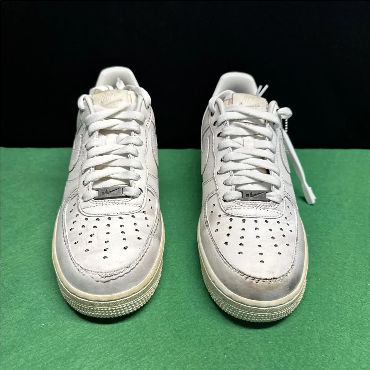 Nike shoes - Nike Air Force 1 Dirty Triple White - HJ9346 100 - White / White-White (UPC: 197601561150) 1
