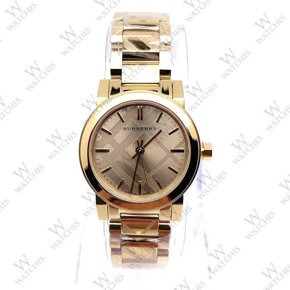 BU9234 The City Gold Ion-plated Bracelet Women`s Watch by Burberry