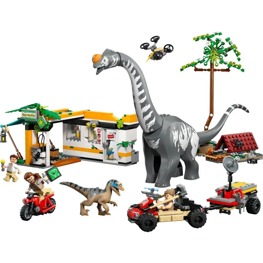 Lego Jurassic World Raptor Titanosaurus Tracking Mission Set 76973