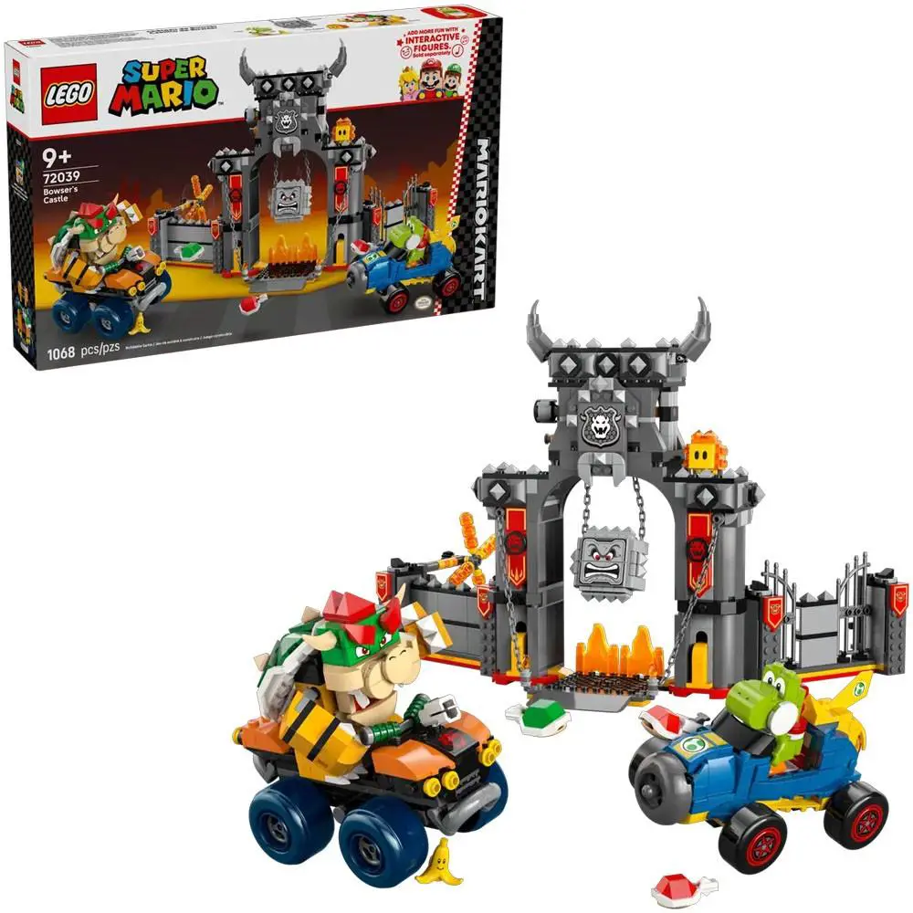 Lego Super Mario Mario Kart Bowser s Castle Complete Set 1068 Piece 72039