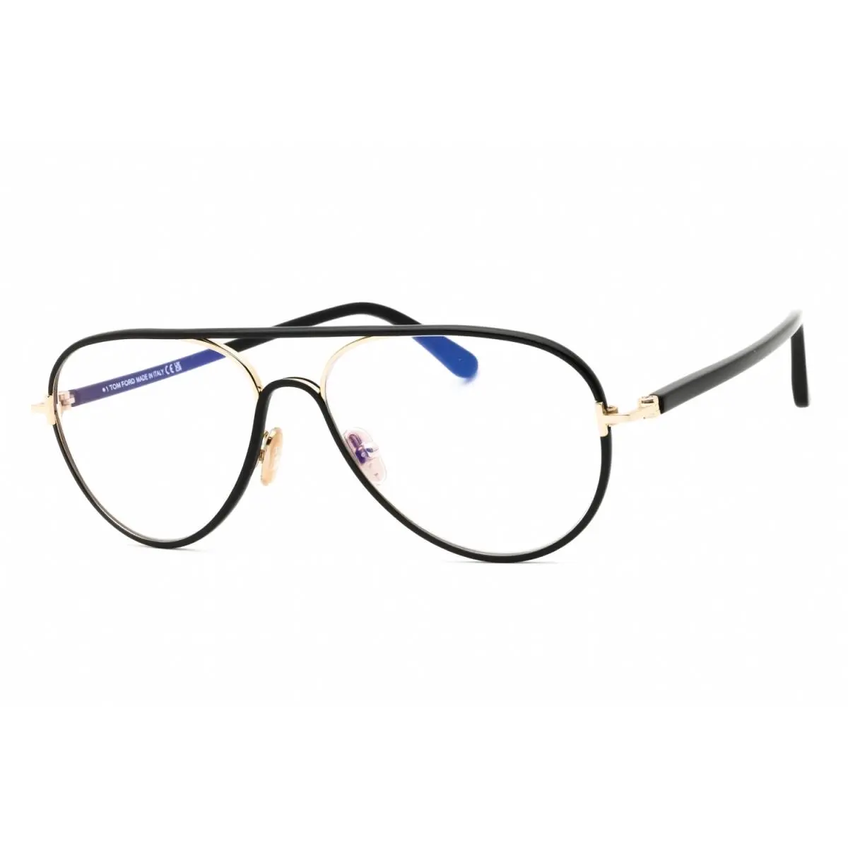 Tom Ford FT5897-B 001 Eyeglasses Shiny Black Clear Frame 57mm