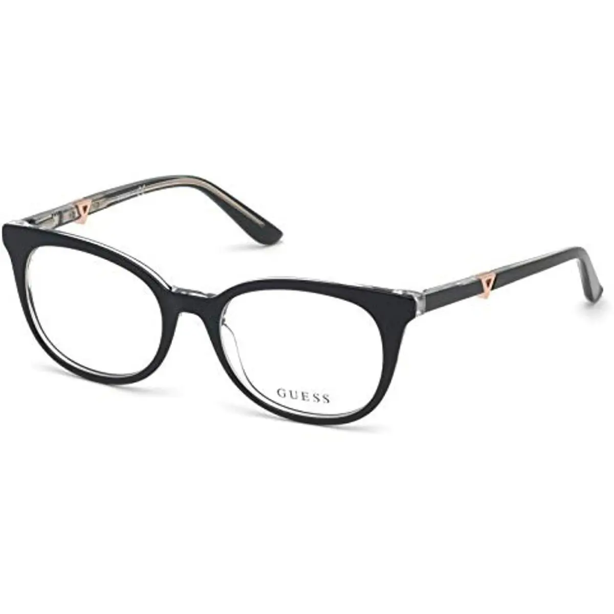 Guess GU 2732F 001 Shiny Black Eyeglasses 53mm with Guess Case