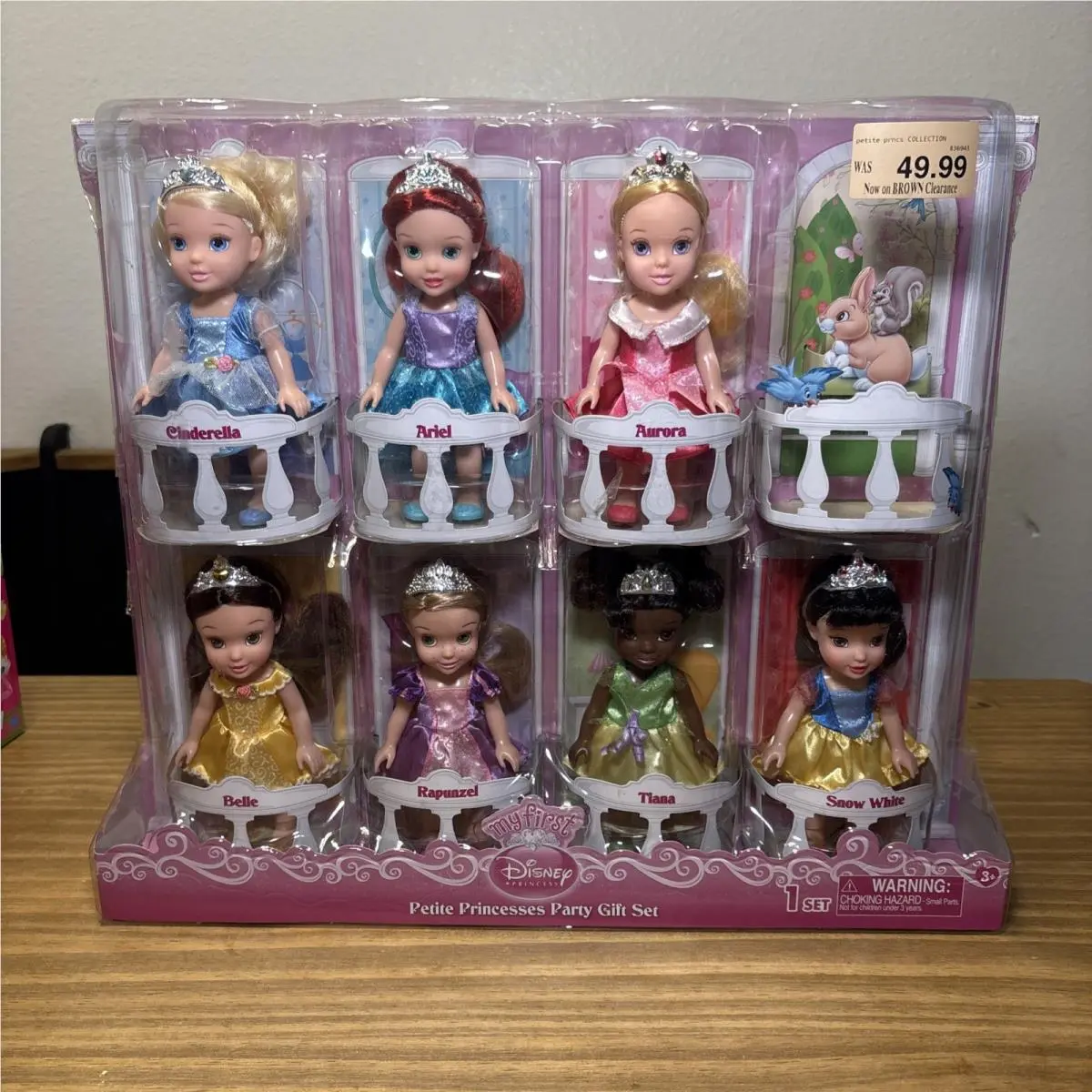 Disney Petite Princess Toddler Doll Gift Set Collection Ariel Cinderella