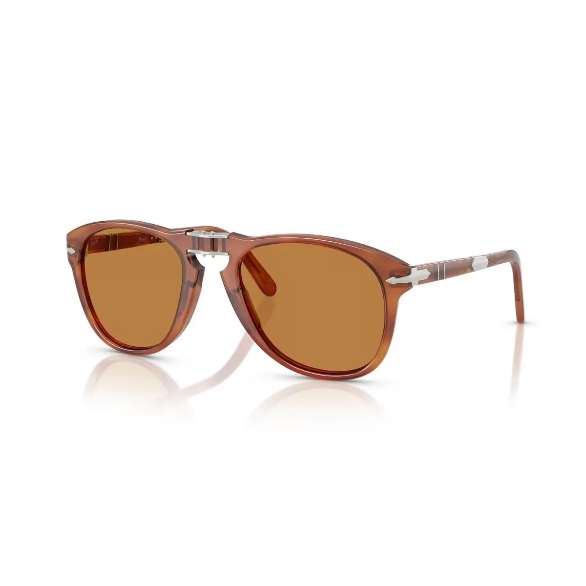 Persol Steve Mcqueen PO 0714SM Terra Di Siena/light Brown 96/73 Sunglasses - Frame: Terra Di Siena, Lens: Light Brown