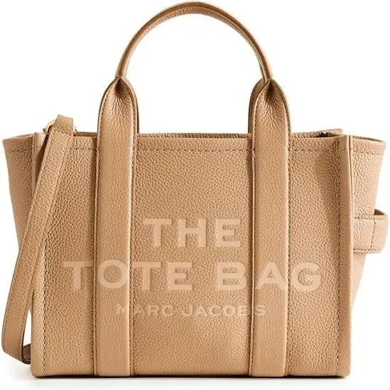 Marc Jacobs The Leather Small Tote Bag - Camel/tan H009L01SP21-230