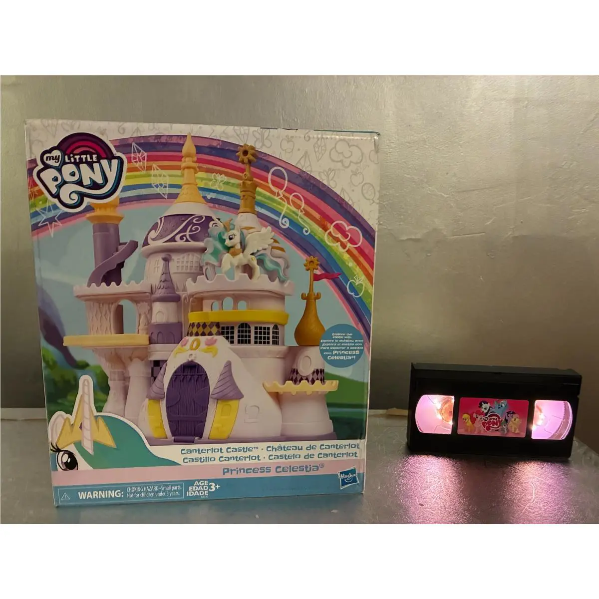My Little Pony Canterlot Castle Mlp Fim Princess Celestia Mini Nip