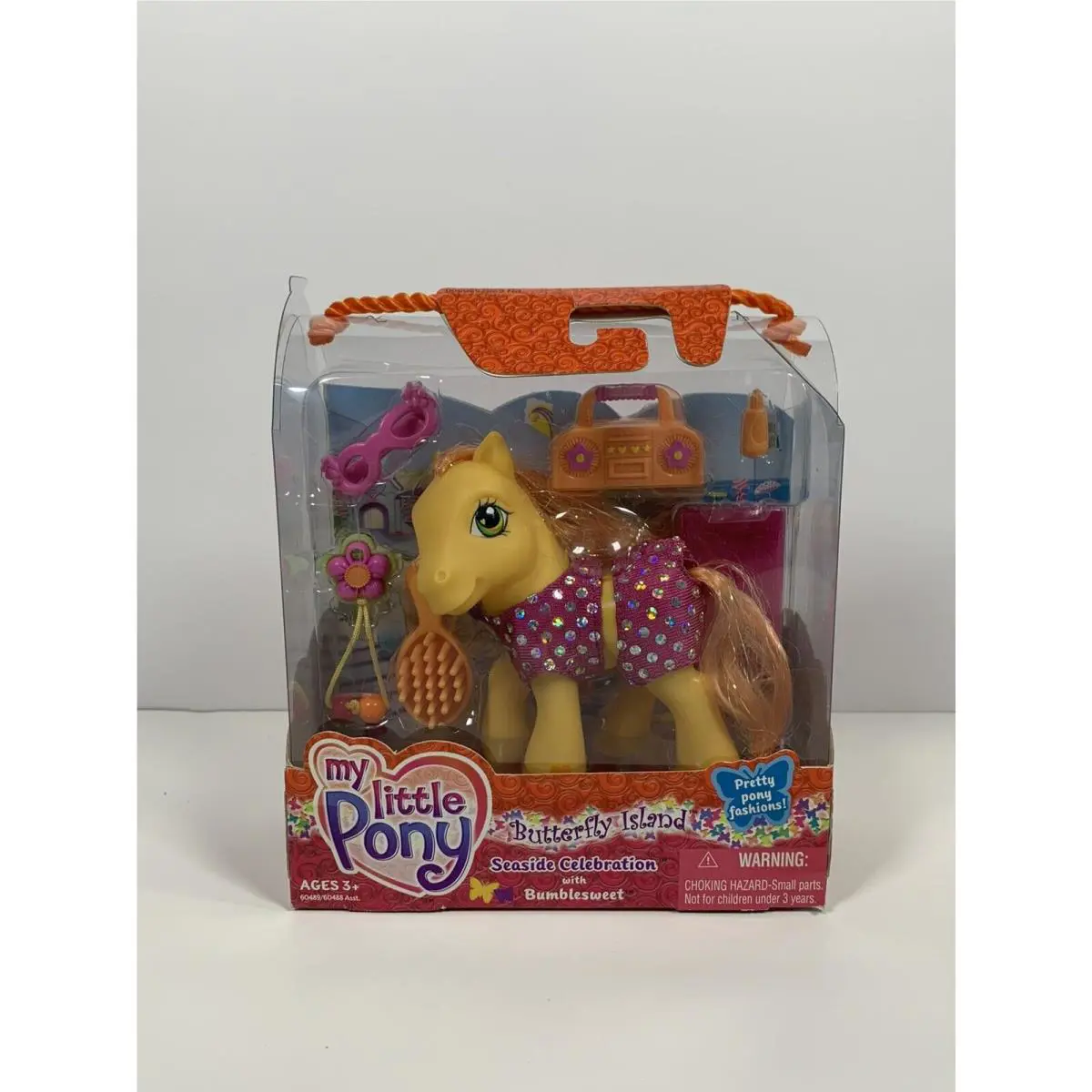 2004 Hasbro MY Little Pony Butterfly Island Seaside - Bumblesweet