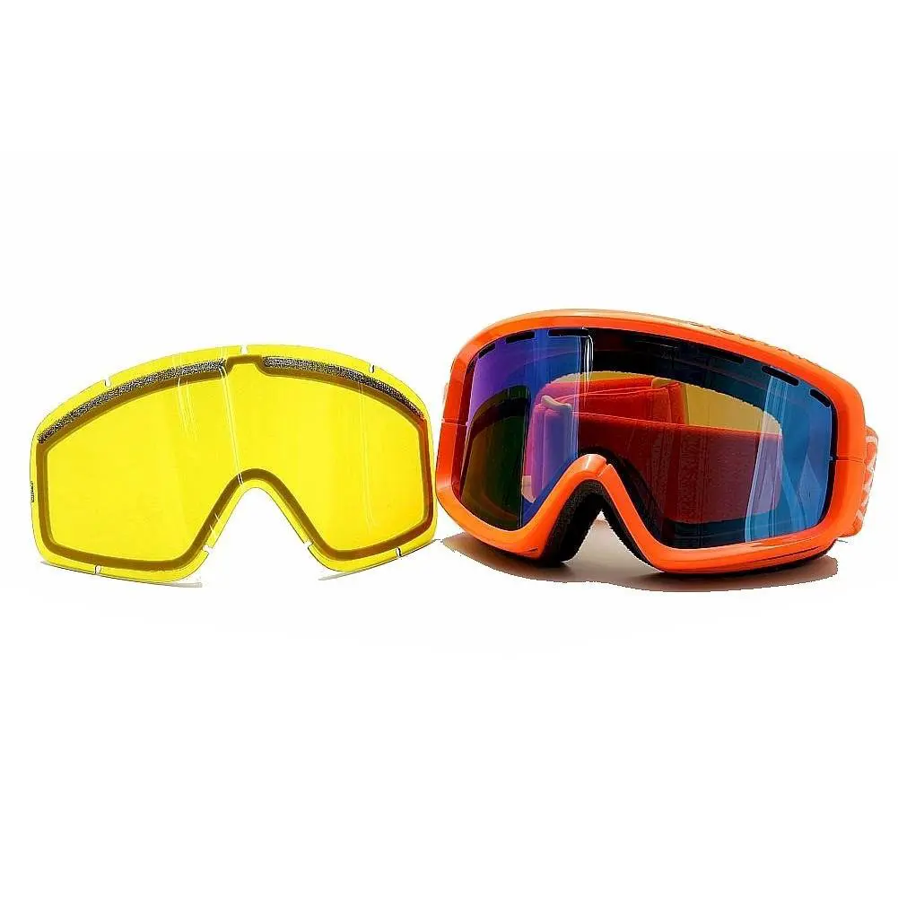 Electric EGB2 EG1013254 Salmonella Chrome Snow Goggles W/free Bonus Lens