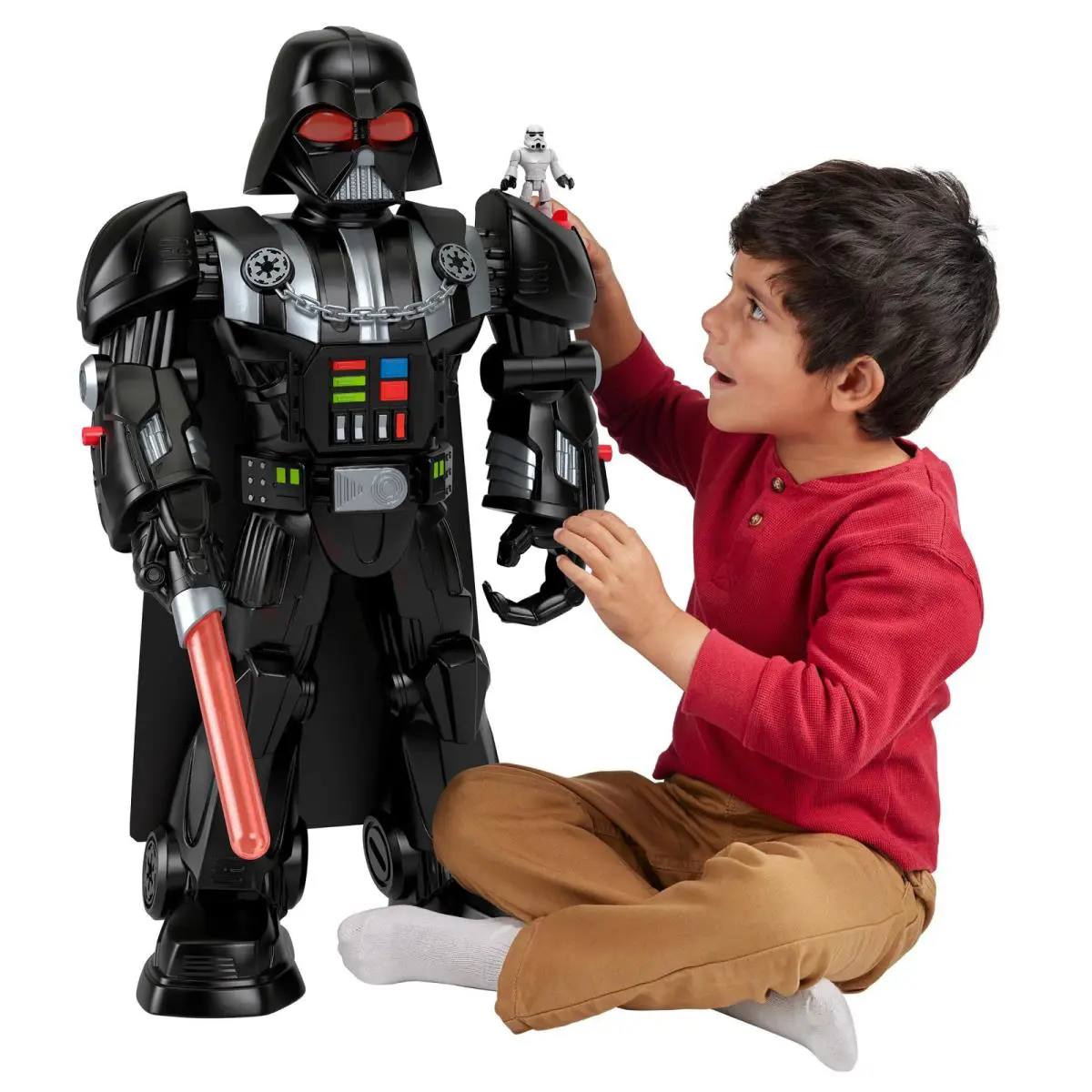 Imaginext Star Wars Darth Vader Robot 2ft Interactive Toy For Kids Ages 3-8