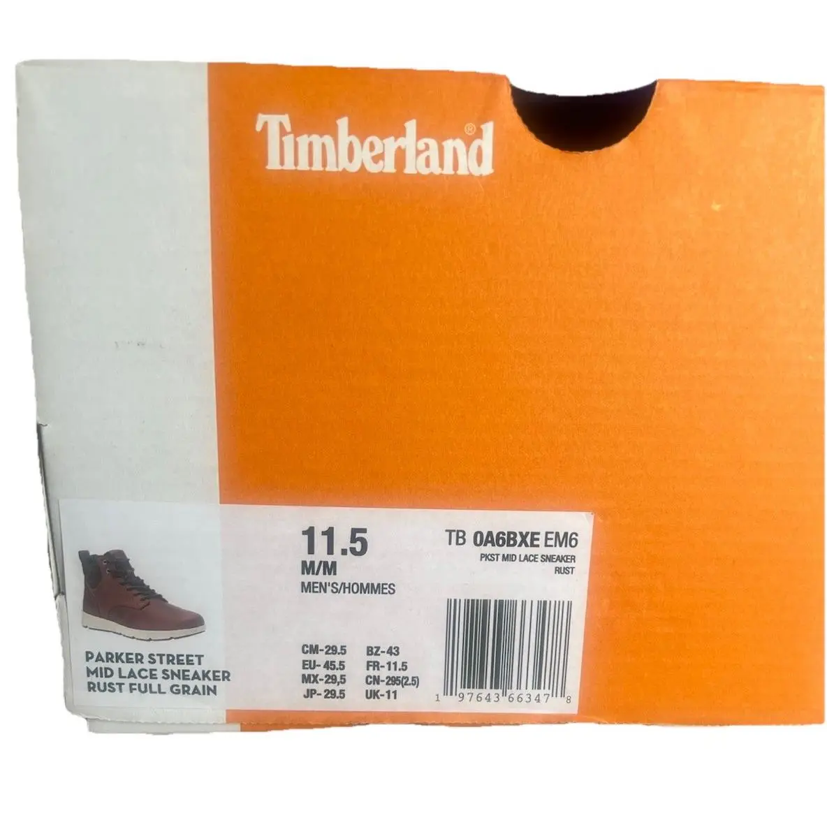 Timberland shoes - Parker Street Mid - Parker Street Mid - TB0A6BXE - Brown (UPC: 197643663096) 7
