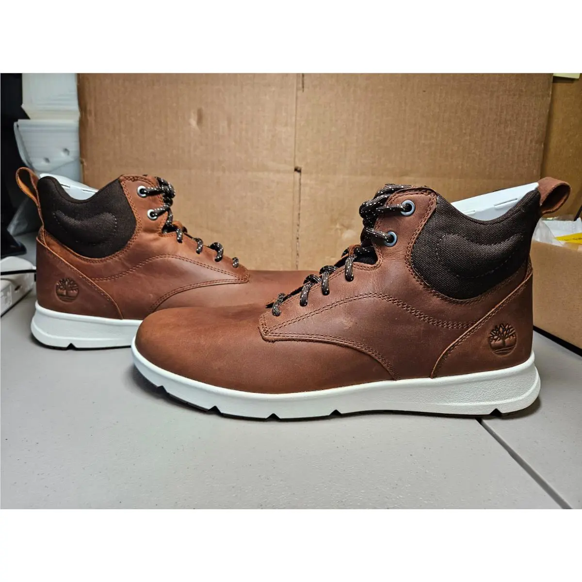 Timberland shoes - Parker Street Mid - Parker Street Mid - TB0A6BXE - Brown 5