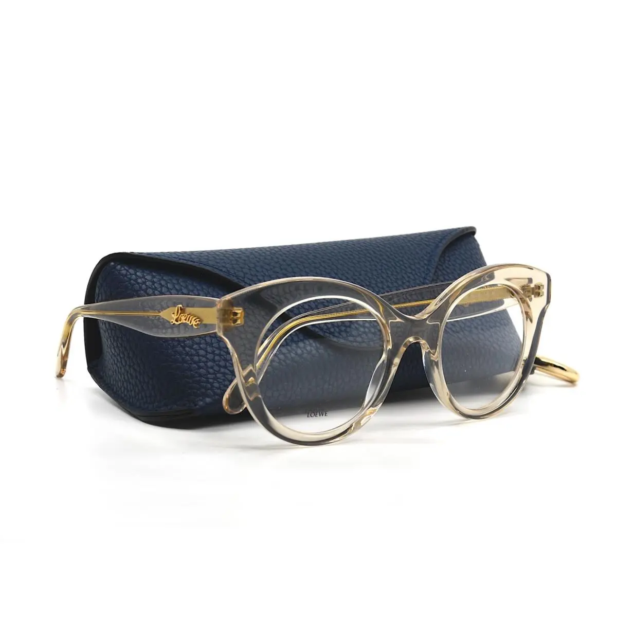 Loewe LW50074I 057 Transparent Light Brown Eyeglasses
