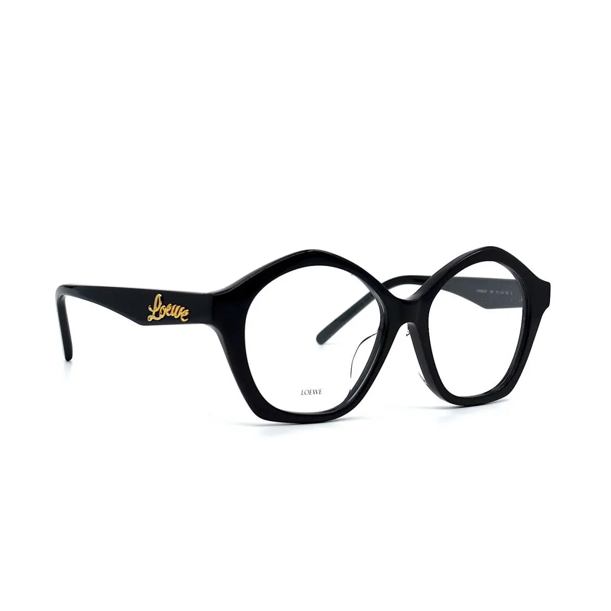Loewe LW50053F 001 Black Eyeglasses Made in Italy