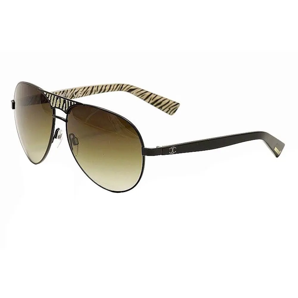Just Cavalli Women`s JC510S JC/510S 04F Black on Print Pilot Sunglasses 60mm
