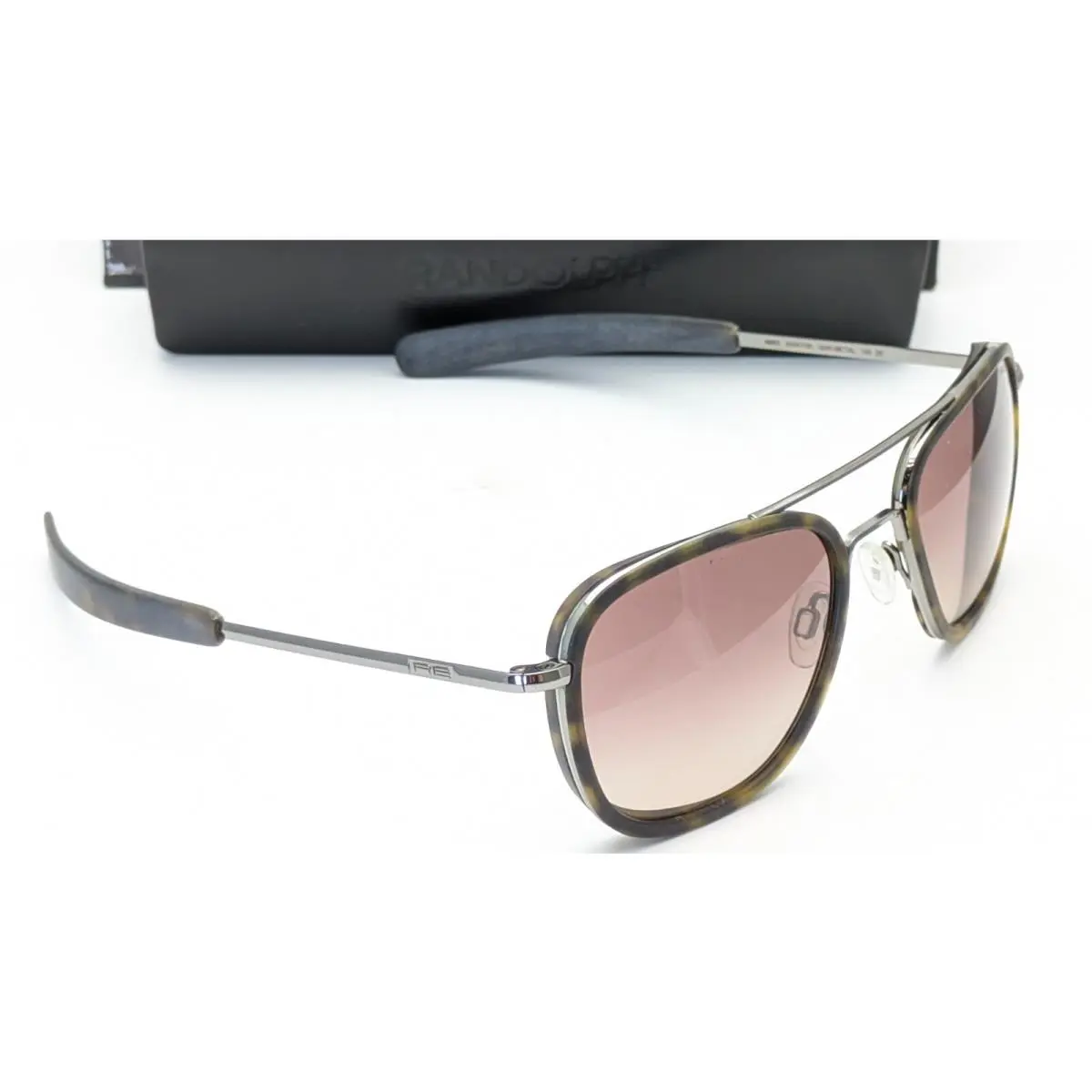 AI007 Pilot Gunmetal Cape Sand Womens Sunglasses 58mm by Randolph