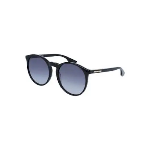 Alexander Mcqueen R2704 Mcq MQ0038S Women`s Black Round Sunglasses 55 mm