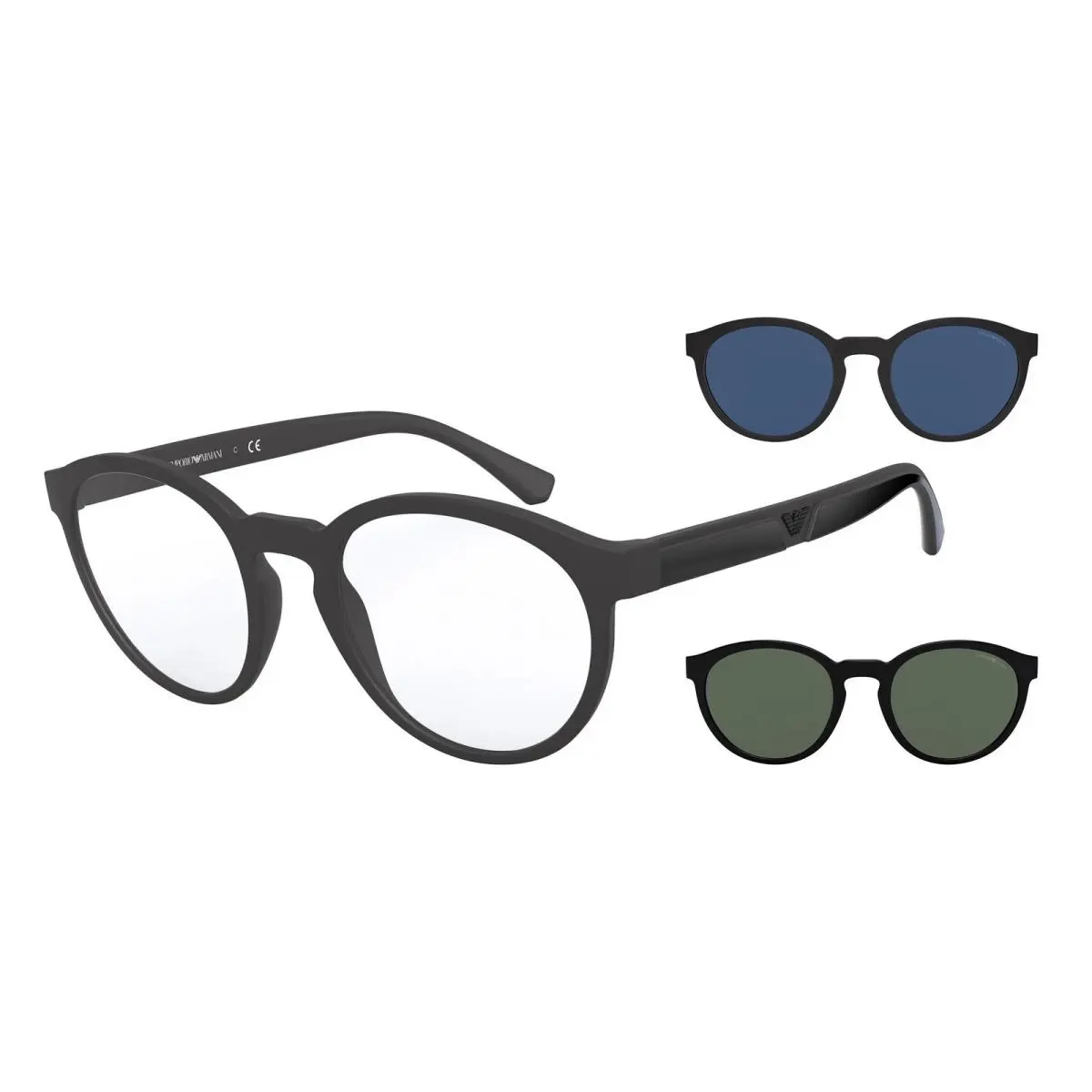 Men`s EA4152 Prescription Eyewear Frames with by Emporio Armani