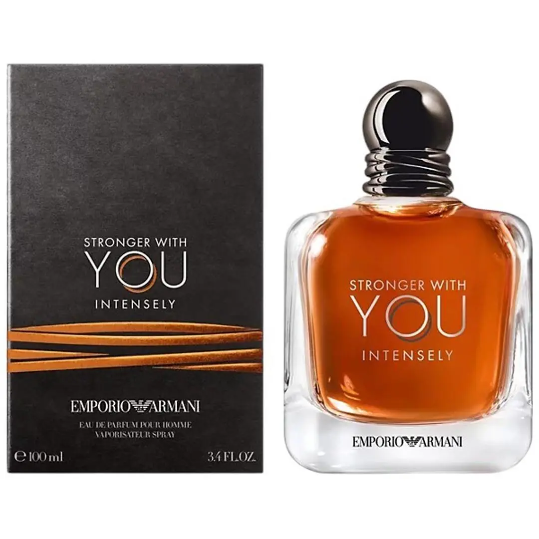 Stronger with You Intensely Men by Giorgio Armani 3.4oz 100 ml Edp Spray