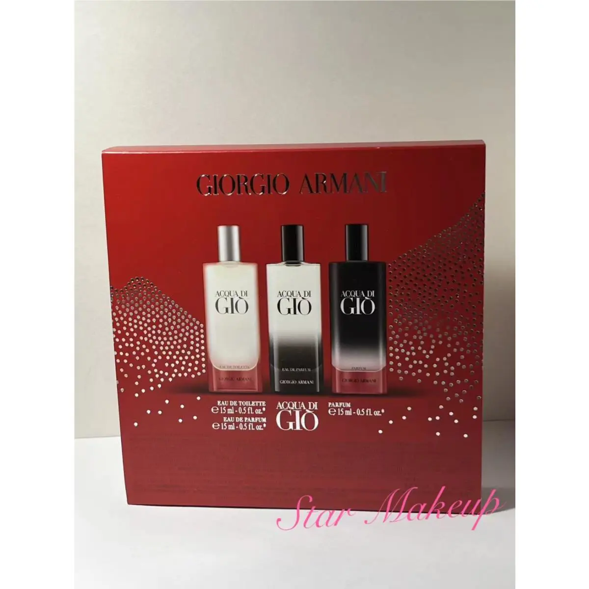 Giorgio Armani Acqua DI Gio Discovery Holiday Set 3 Pcs Cologne Gift Set Men