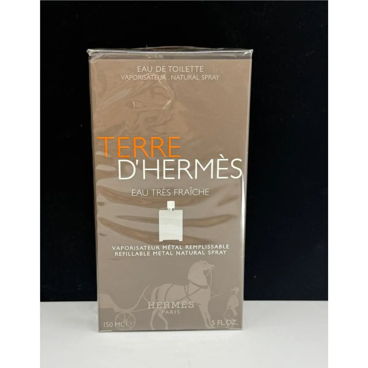 Terre D`hermes Eau Tres Fraiche By Hermes Edt Spray 5 oz Vintage