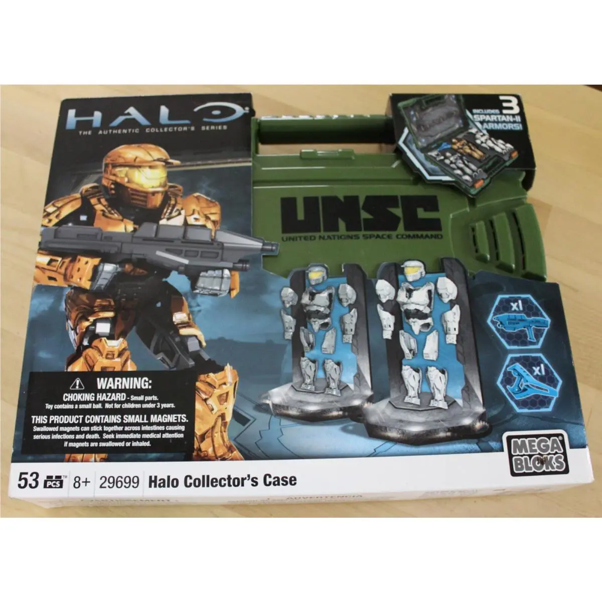 Shelf Wear Box/new/sealed Mega Bloks 29699 Halo Collector`s Case 2010