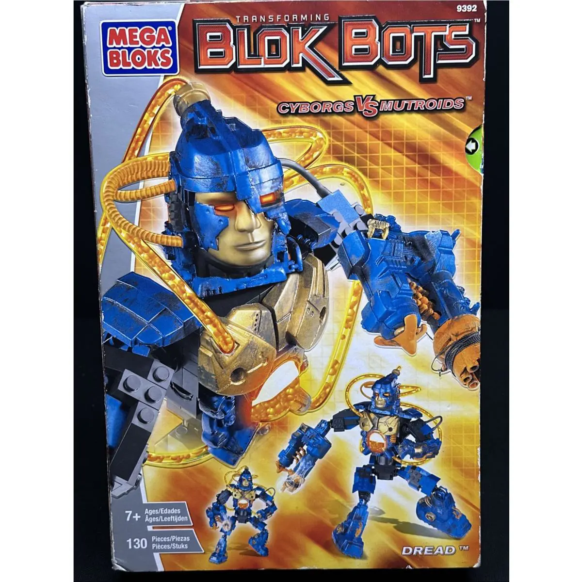 Mega Bloks Transforming Blok Bots Cyborgs Vs Mutroids Dread 130 Pieces