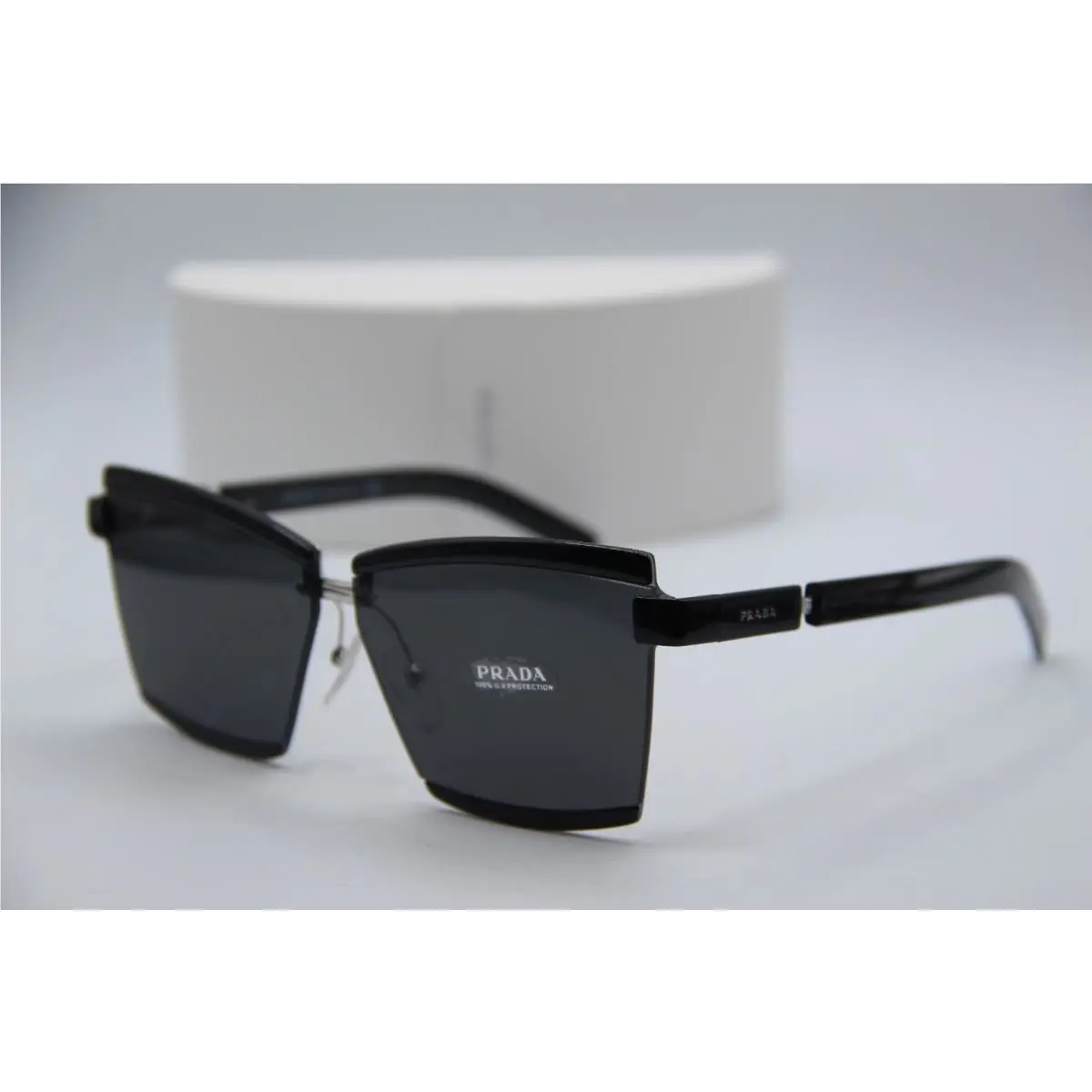 Prada Spr 61X 1AB-5S0 Black Designer Sunglasses W/case 66-10
