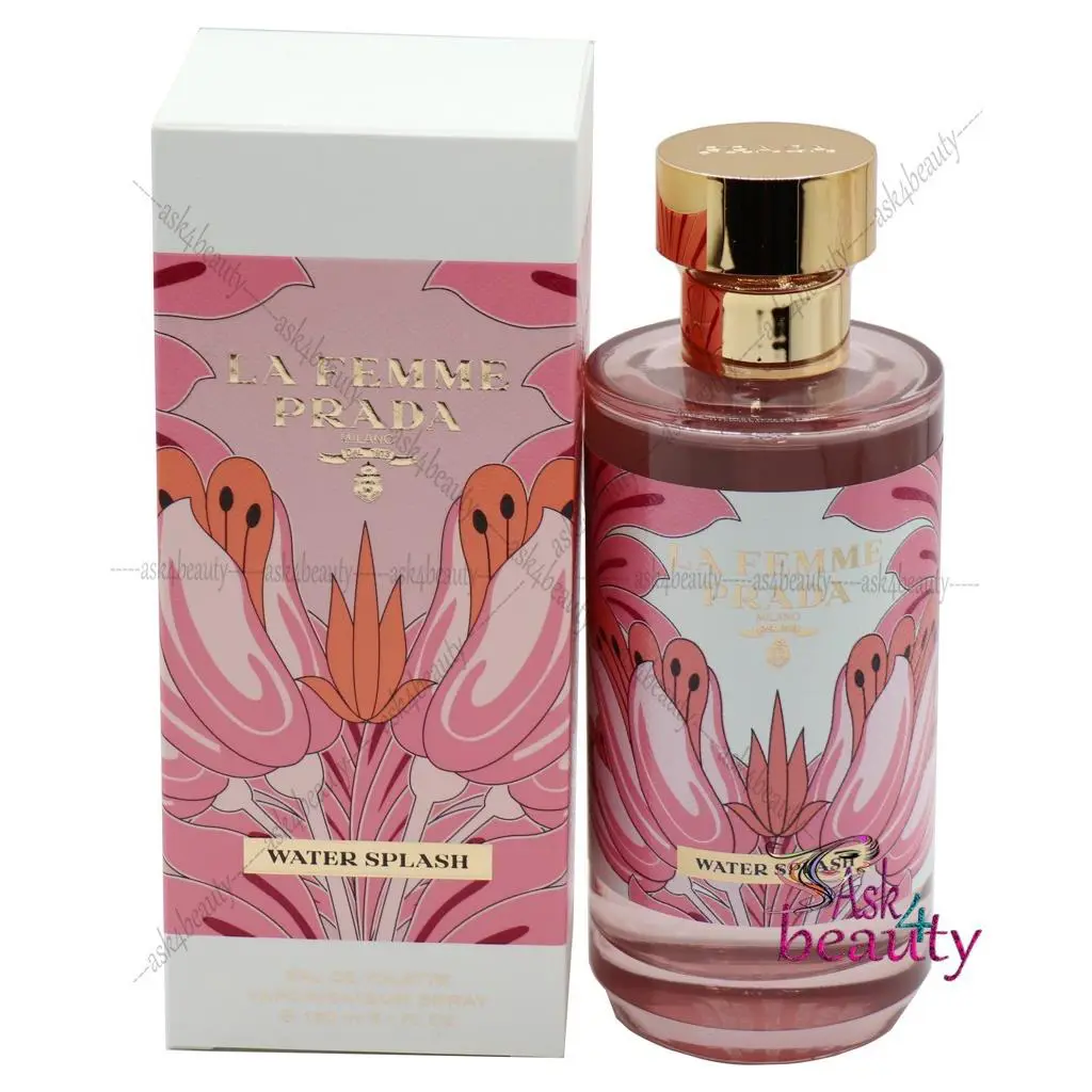 Prada La Femme Water Splash Perfume For Women 5.1 oz / 150 ml Edt