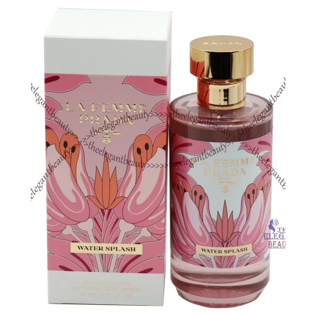 Prada La Femme Water Splash Perfume For Women 5.1 oz / 150 ml Edt
