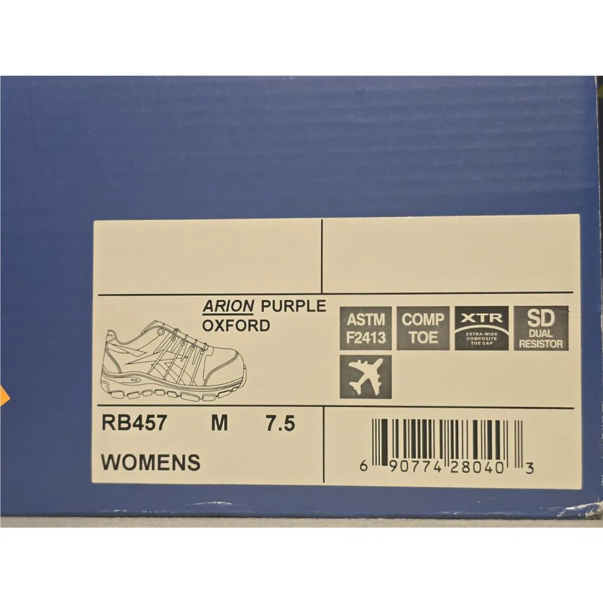 Reebok shoes - Reebok Work - Work - RB457 - Purple 0