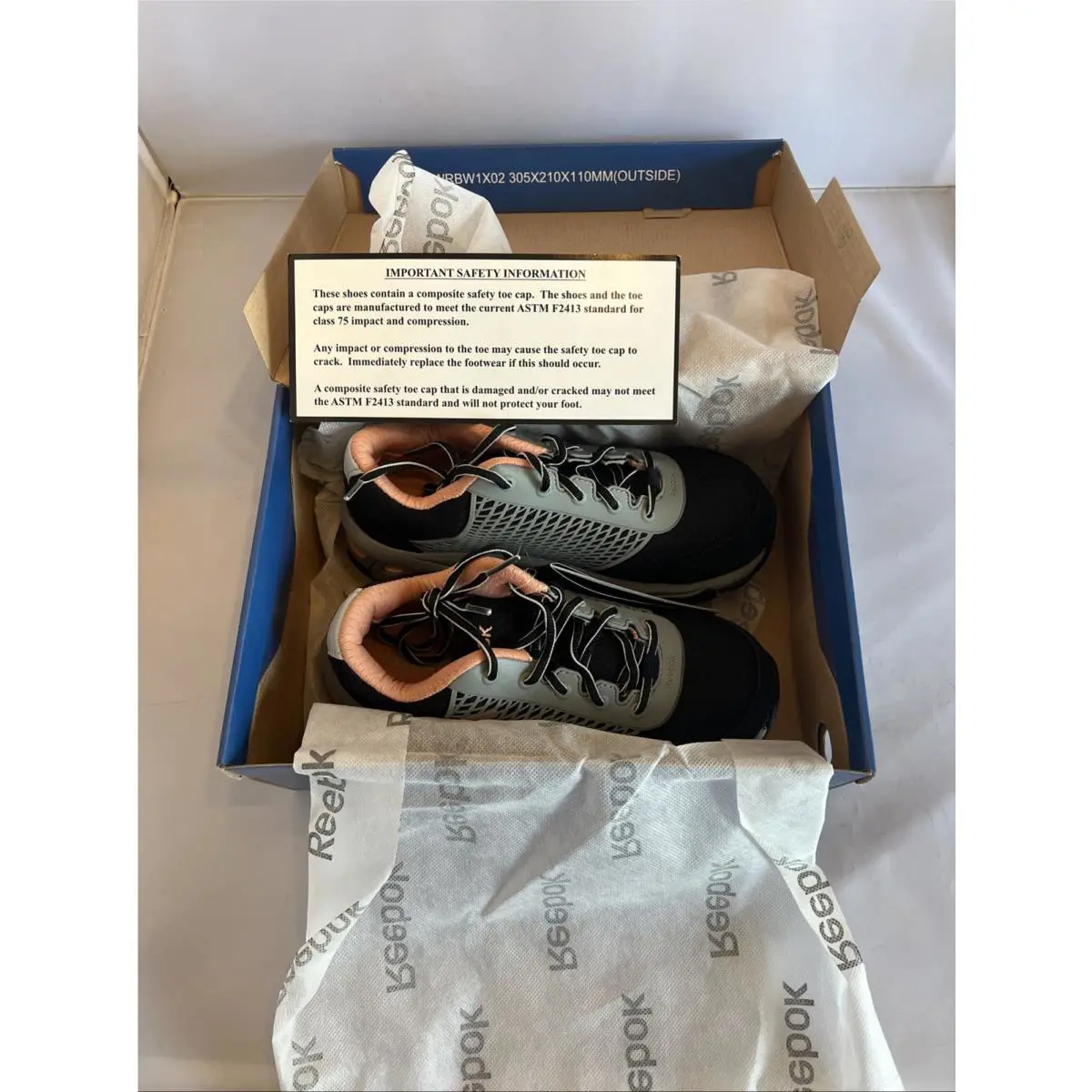 Reebok shoes - Reebok Heckler RB427 - Heckler - Black/Grey/Peach 5