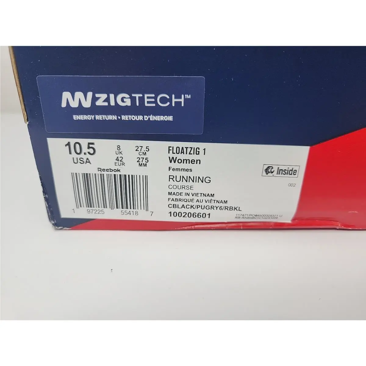 Reebok shoes - Reebok Floatzig - Floatzig - Core Black/Pure Grey 6 Lee (UPC: 197225554170) 10