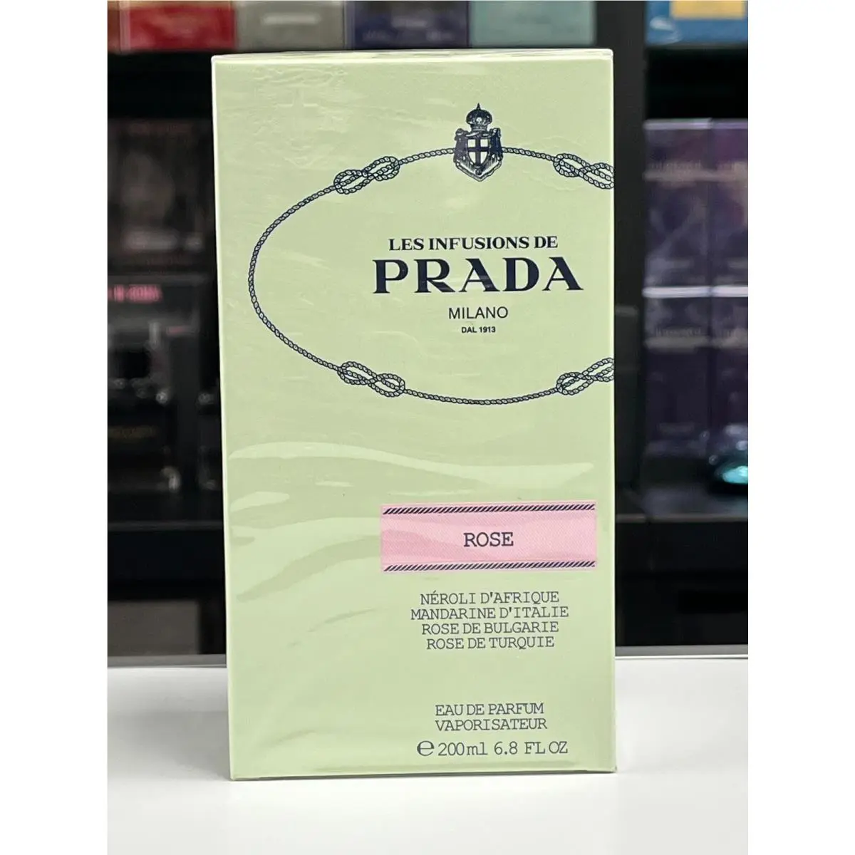 Prada Milano Les Infusions Rose Eau de Parfum For Women 6.8 Fl. Oz. / 200ml