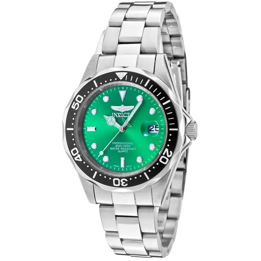Pro Diver Green Dial Men`s Watch 10667 by Invicta