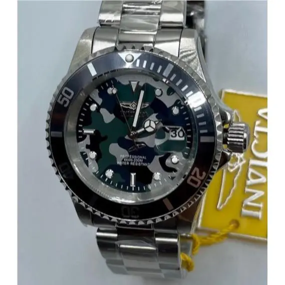 Pro Diver Camo Series Quartz Men`s Watch 40mm 48566 Gray by Invicta