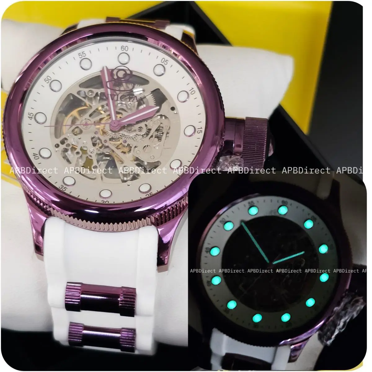 Invicta - Russian Diver - Automatic - Purple Ionic - Lume Skeleton - Mens Watch