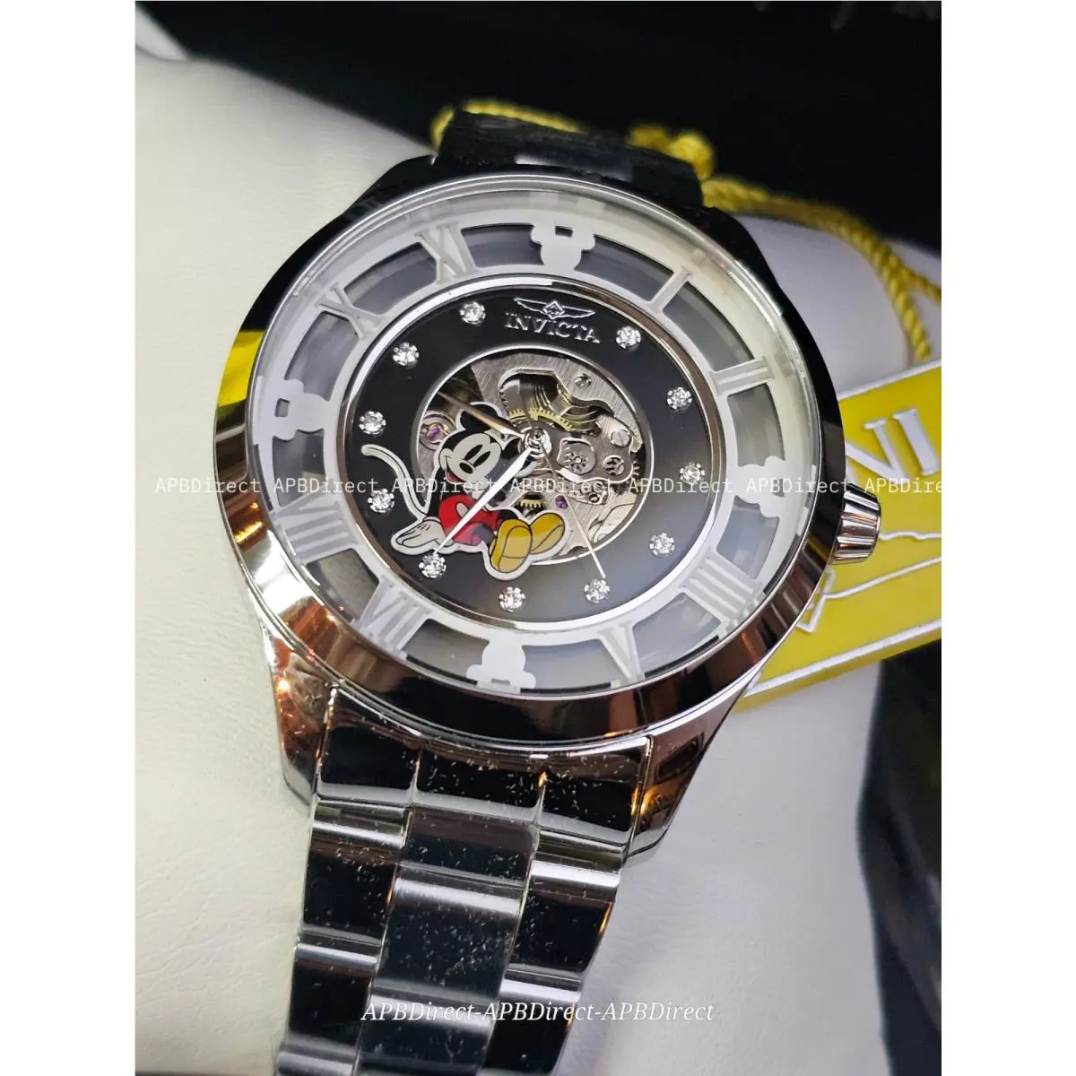 Invicta - Mickey Mouse 169 Mechanical Automatic - Disney Silver Mens Watch