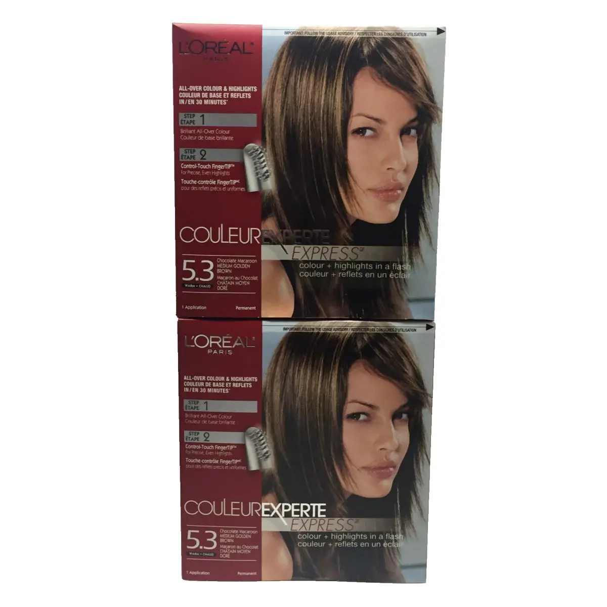 L`oréal 2 x L’oreal Couleur Experte Express Hair Color 5.3 Medium Golden Brown Chocolate