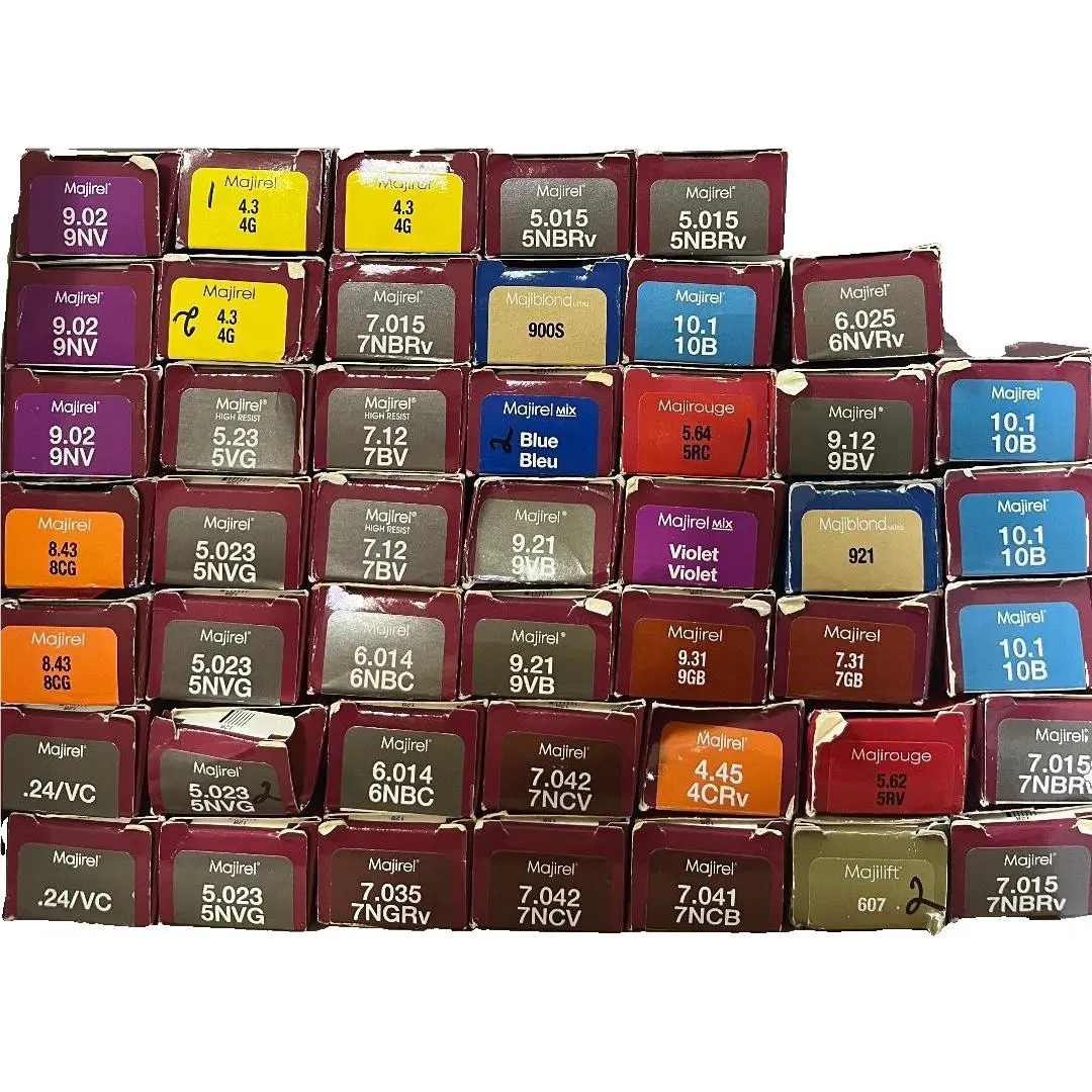 46 pc Mixed Lot Loreal Majirel Permanent Hair Color 1.7 oz ea - Hair Shade: MIXED LOT